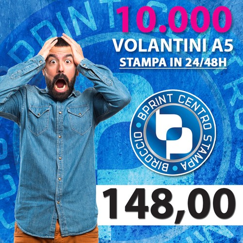 Stampa 10000 volantini - 10000, flyer